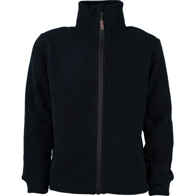 Lindberg Kids' Chill Fleece Jacket Black, 130 Lindberg Kids' Chill Fleece Jacket Black, 130