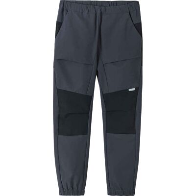 Reima Kids' Shell Pants Vaeltaa Soft Black, 140 Reima Kids' Shell Pants Vaeltaa Soft Black, 140