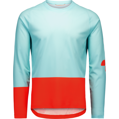 POC Men's Motion Air Long Sleeve MTB Jersey Lazurite Blue/Carnelian Orange, XL POC Men's Motion Air Long Sleeve MTB Jersey Lazurite Blue/Carnelian Orange, XL