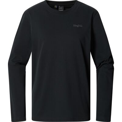 Haglöfs Women's Long Sleev Tee True Black, XS Haglöfs Women's Long Sleev Tee True Black, XS