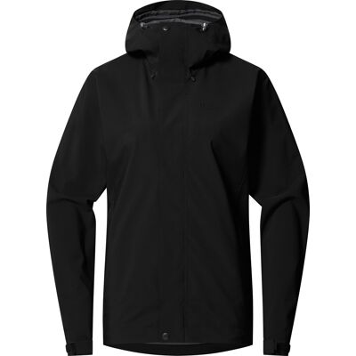 Haglöfs Women's Breeze Proof Jacket True Black, S Haglöfs Women's Breeze Proof Jacket True Black, S