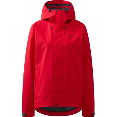 Haglöfs Women's Breeze Proof Jacket Bright Red, L Haglöfs Women's Breeze Proof Jacket Bright Red, L