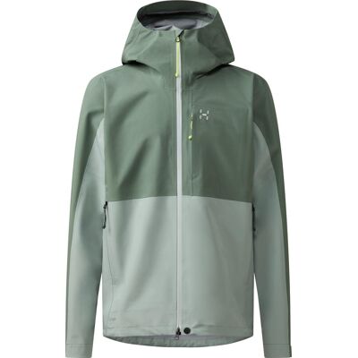 Haglöfs Men's Front Proof II Jacket Chlorophyll Green/dew Green, XL Haglöfs Men's Front Proof II Jacket Chlorophyll Green/dew Green, XL