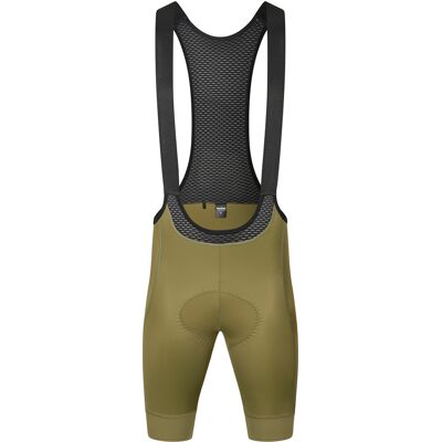Men's GripGrab PACR Bib Shorts Olive Green, S Men's GripGrab PACR Bib Shorts Olive Green, S