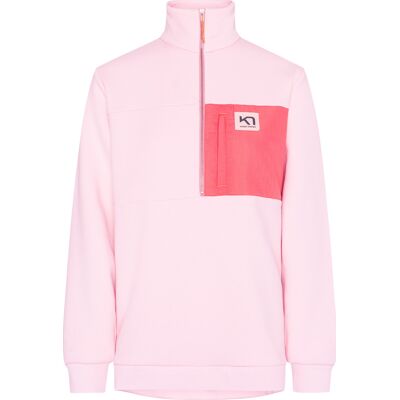 Kari Traa Ruth Midlayer Print Rosa - Funktionel damebluse Kari Traa Ruth Midlayer Print Rosa - Funktionel damebluse