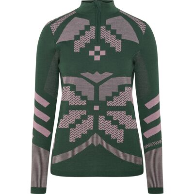 Kari Traa Women's Faith Half Zip Thyme, XS Kari Traa Women's Faith Half Zip Thyme, XS