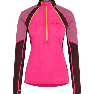 Kari Traa Women's Alma Half Zip Berry, BRIGHT PINK, XS Kari Traa Women's Alma Half Zip Berry, BRIGHT PINK, XS