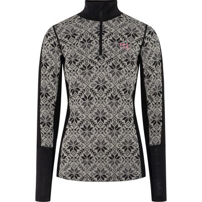 Kari Traa Women's Anna Half Zip Black, L Kari Traa Women's Anna Half Zip Black, L