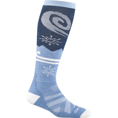 Darn Tough Women's Swirlwind Otc Lightweight With Cushion Midnight, L Darn Tough Women's Swirlwind Otc Lightweight With Cushion Midnight, L