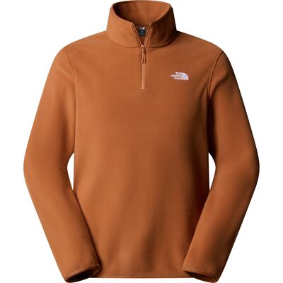 The North Face Men's Glacier Fleece 1/4 Zip Jacket Burnt Umber, XXL The North Face Men's Glacier Fleece 1/4 Zip Jacket Burnt Umber, XXL
