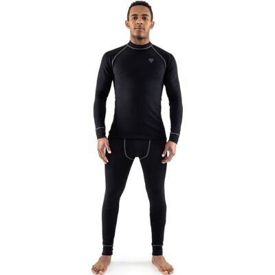Seger Men's Termowool 200g Frotté Set Black, XXL Seger Men's Termowool 200g Frotté Set Black, XXL