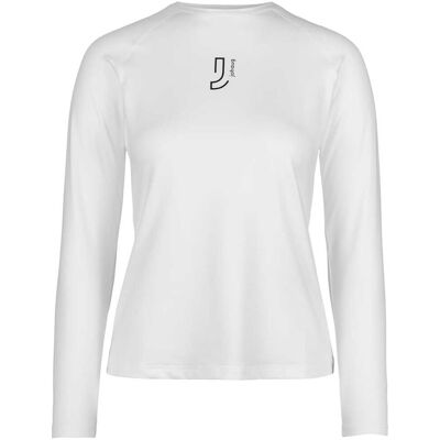 Johaug Elemental Long Sleeve 2.0 Hvid - Langærmet T-shirt Johaug Elemental Long Sleeve 2.0 Hvid - Langærmet T-shirt