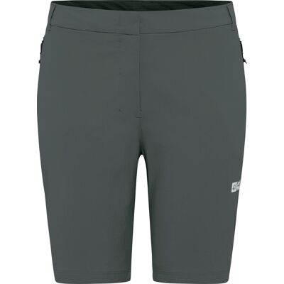 Jack Wolfskin Women's Hikeout Shorts Slate Green, 46 Jack Wolfskin Women's Hikeout Shorts Slate Green, 46