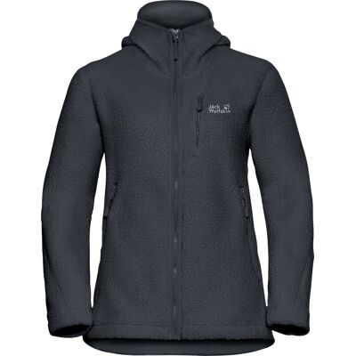 Jack Wolfskin Women's Cradle Mountain Pile Full Zip Phantom, L Jack Wolfskin Women's Cradle Mountain Pile Full Zip Phantom, L