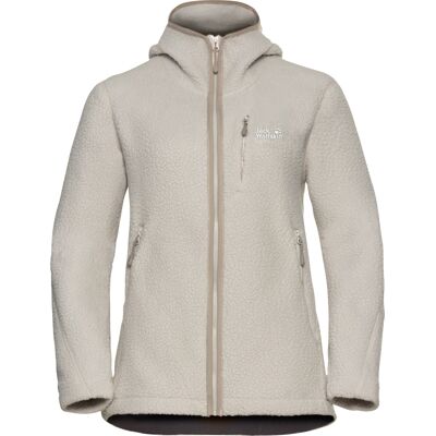 Jack Wolfskin Women's Cradle Mountain Pile Full Zip Pale Sand, L Jack Wolfskin Women's Cradle Mountain Pile Full Zip Pale Sand, L