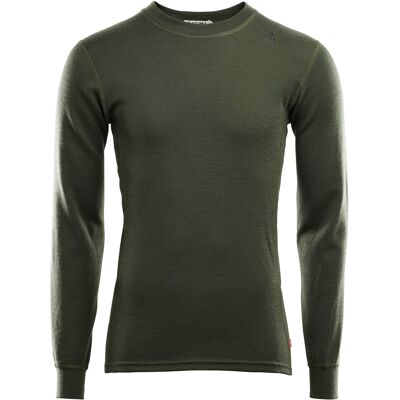 Aclima Men's WarmWool Crew Neck Olive Night, XS Aclima Men's WarmWool Crew Neck Olive Night, XS