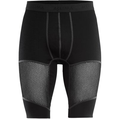 Aclima Men's WoolNet Long Shorts Jet Black, S Aclima Men's WoolNet Long Shorts Jet Black, S