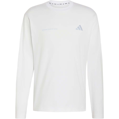 Adidas Running Community Culture Long Sleeve White/Reflective Silver, XL Adidas Running Community Culture Long Sleeve White/Reflective Silver, XL