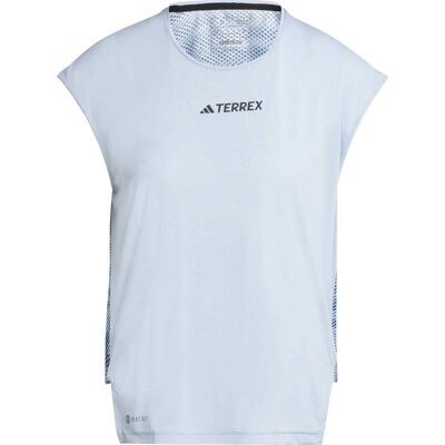 adidas Agravic Pro Blåt Trail Running Top - Kvinder adidas Agravic Pro Blåt Trail Running Top - Kvinder