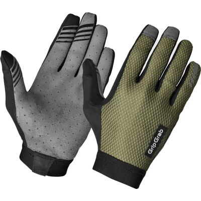 Gripgrab Vertical 2 Insidegrip™ Full Finger Summer Gloves Olive Green, S Gripgrab Vertical 2 Insidegrip™ Full Finger Summer Gloves Olive Green, S