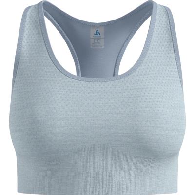 Odlo Women's Seamless Medium - Padded Sport Bra Baby Blue, XL Odlo Women's Seamless Medium - Padded Sport Bra Baby Blue, XL