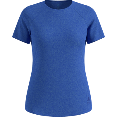 Odlo Women's T-Shirt Crew Neck S/S Essential 365 Dazzling Blue Melange, XL Odlo Women's T-Shirt Crew Neck S/S Essential 365 Dazzling Blue Melange, XL
