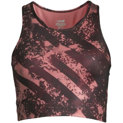 Casall Women's Crop Tank Boost Red, 34 Casall Women's Crop Tank Boost Red, 34