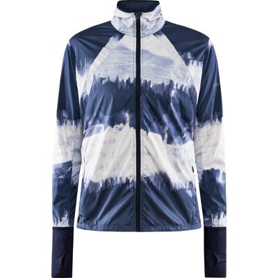 Craft Women's Adv Essence Wind Jacket Multi/Blues, XS Craft Women's Adv Essence Wind Jacket Multi/Blues, XS