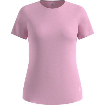 Odlo Women's T-Shirt Crew Neck S/S Essential 365 Hyper Pink Melange, S Odlo Women's T-Shirt Crew Neck S/S Essential 365 Hyper Pink Melange, S