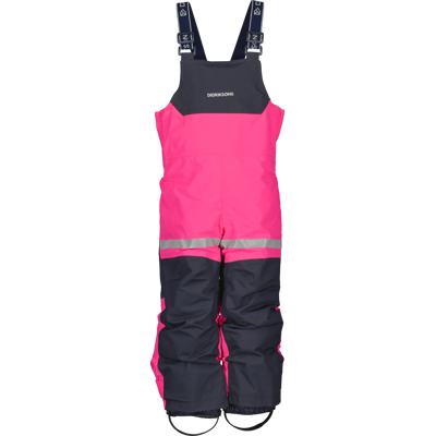 Didriksons Kids' Bjärven Bib Pants True Pink, 100 Didriksons Kids' Bjärven Bib Pants True Pink, 100