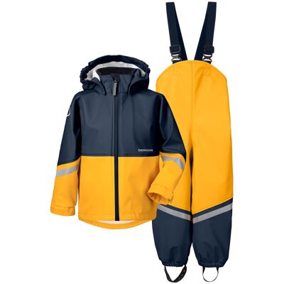 Didriksons Kids' Waterman C Set Oat Yellow, 120 Didriksons Kids' Waterman C Set Oat Yellow, 120