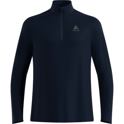 Odlo Men's Mid Layer Essential 1/2 Zip Dark Sapphire, XL Odlo Men's Mid Layer Essential 1/2 Zip Dark Sapphire, XL