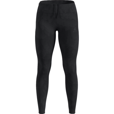 Odlo Women's Tights Zeroweight Print Black, XS Odlo Women's Tights Zeroweight Print Black, XS