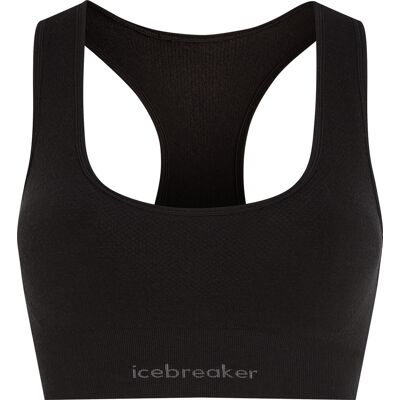 Icebreaker Women's Merino Blend 260 Zoneknit Seamless Bra Black, XL Icebreaker Women's Merino Blend 260 Zoneknit Seamless Bra Black, XL