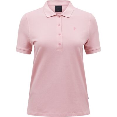 Peak Performance Women's Classic Cotton Polo Warm Blush, L Peak Performance Women's Classic Cotton Polo Warm Blush, L