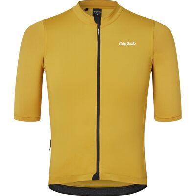 Gripgrab Men's Ride Short Sleeve Jersey Mustard Yellow, XXL Gripgrab Men's Ride Short Sleeve Jersey Mustard Yellow, XXL