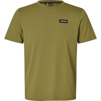 Men's GripGrab EXPLR Technical T-Shirt Olive Green, L Men's GripGrab EXPLR Technical T-Shirt Olive Green, L