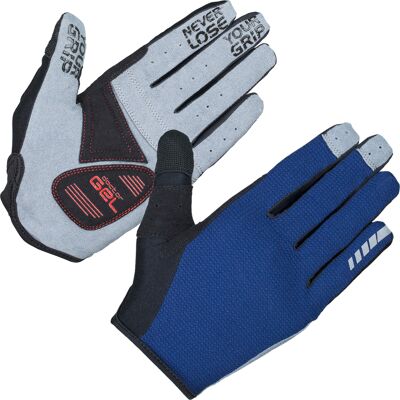 Gripgrab Shark Padded Full Finger Glove Navy, XXL Gripgrab Shark Padded Full Finger Glove Navy, XXL