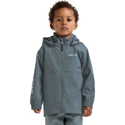 Didriksons Kids' Hallon Jacket Factory Blue, 120 Didriksons Kids' Hallon Jacket Factory Blue, 120