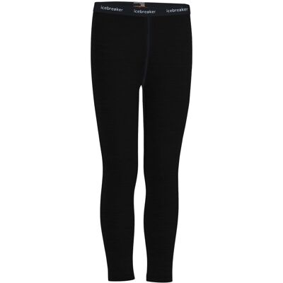 Icebreaker Kids 200 Oasis Merino Leggings - Sort - Vinter Udendørs Icebreaker Kids 200 Oasis Merino Leggings - Sort - Vinter Udendørs