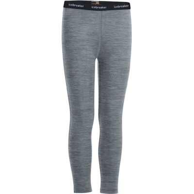 Icebreaker Kids' 200 Oasis Leggings Gritstone Heather, Gritstone HTHR, 3 Icebreaker Kids' 200 Oasis Leggings Gritstone Heather, Gritstone HTHR, 3
