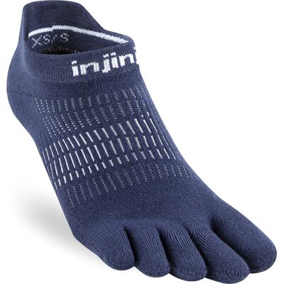 Injinji Women's Run Lightweight No-Show Navy, 40.5-44.5 Injinji Women's Run Lightweight No-Show Navy, 40.5-44.5