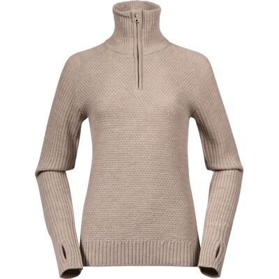 Bergans Women's Ulriken Jumper Sandstone, XS Bergans Women's Ulriken Jumper Sandstone, XS
