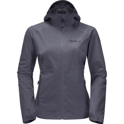 Jack Wolfskin Women's Emberberg 3-Layer Jacket Dolphin, XS Jack Wolfskin Women's Emberberg 3-Layer Jacket Dolphin, XS