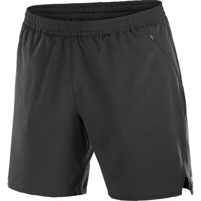 Salomon Men's Shkout Core 2in1 7" Shorts Deep Black, XL Salomon Men's Shkout Core 2in1 7" Shorts Deep Black, XL