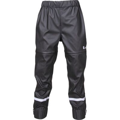 Lindberg Kids' Rockville Rain Pants Black, 130 Lindberg Kids' Rockville Rain Pants Black, 130