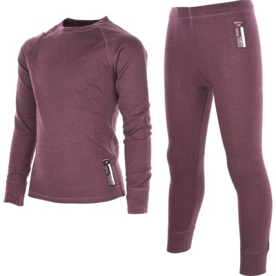 Lindberg Juniors' Merino Set Dry Rose, 150 Lindberg Juniors' Merino Set Dry Rose, 150