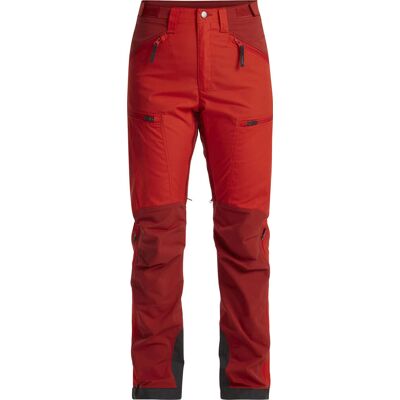 Lundhags Women's Makke High Waist Curved Pant Lively Red/Mellow Red, 40 Lundhags Women's Makke High Waist Curved Pant Lively Red/Mellow Red, 40