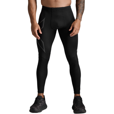 2XU Men's Ignition Shield Compression Tights Black/ Black Reflective, MT 2XU Men's Ignition Shield Compression Tights Black/ Black Reflective, MT