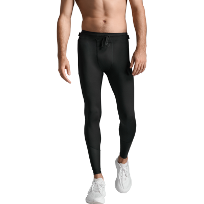 2XU Men's Aero Mesh Compression Tights Black/silver Reflective, XL 2XU Men's Aero Mesh Compression Tights Black/silver Reflective, XL